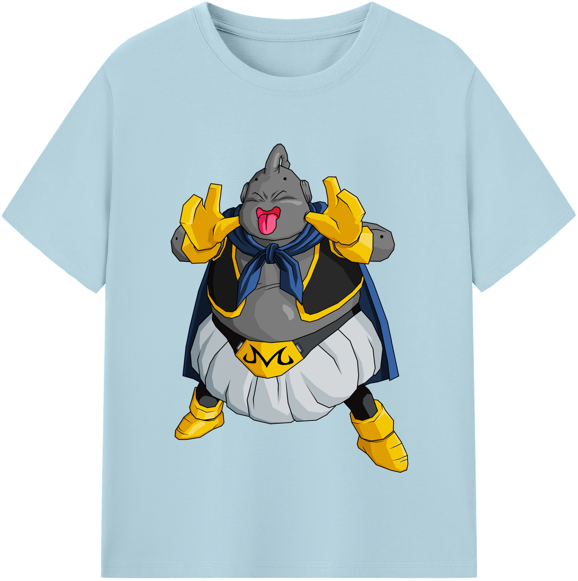 （画像用） ドラゴンボール 魔人ブウ DRAGON BALL Majin Buu 綿100％半袖Tシャツ（フロントプリント）
